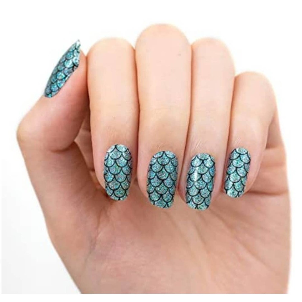 Color Street Nail Strips, Mermaid Brigade, Gothic Mermaid, Beach, Whimsical